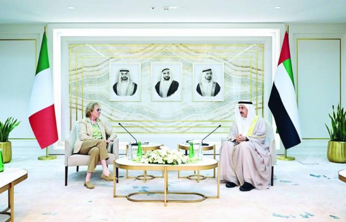 «الوطني» ومجلس الشيوخ الإيطالي يبحثان تعميق التعاون البرلماني «الوطني» ومجلس الشيوخ الإيطالي يبحثان تعميق التعاون البرلماني