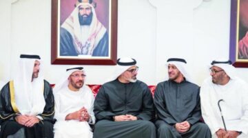 منصور بن زايد وخالد بن محمد يحضران أفراح العلوي والكلباني