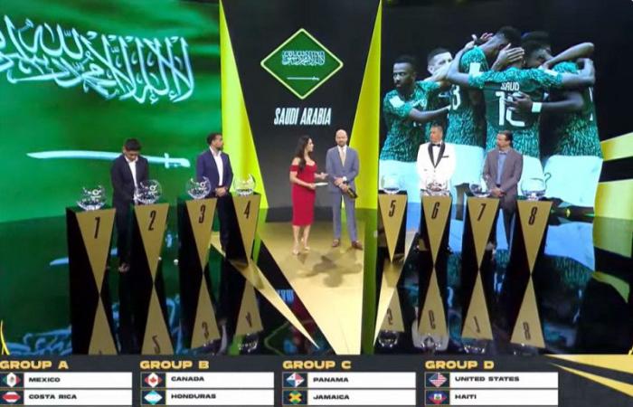 قرعة الكأس الذهبية.. السعودية تواجه أمريكا وهاييتي وترينداد