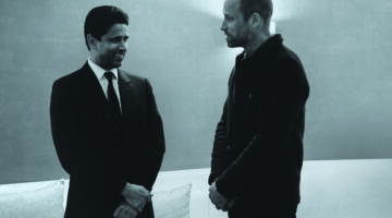 ناصر الخليفي يستقبل الأمير ويليام