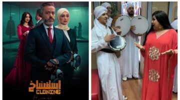 نشرة الفن| فيفي عبده تحتفل بالعتاولة بزفة بلدي.. وسامح حسين يشاهد استنتساخ مع جمهور السينما