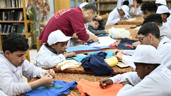 أهل مصر.. فن الخيامية وتنمية الخيال ضمن فعاليات الأسبوع الثقافى لأطفال المحافظات الحدودية بالوادي أهل مصر.. فن الخيامية وتنمية الخيال ضمن فعاليات الأسبوع الثقافى لأطفال المحافظات الحدودية بالوادي