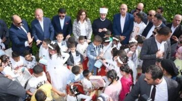 وزراء الأوقاف والعمل والرياضة ومحافظ القاهرة يشهدون احتفالًا بيوم اليتيم في حديقة الأزهر