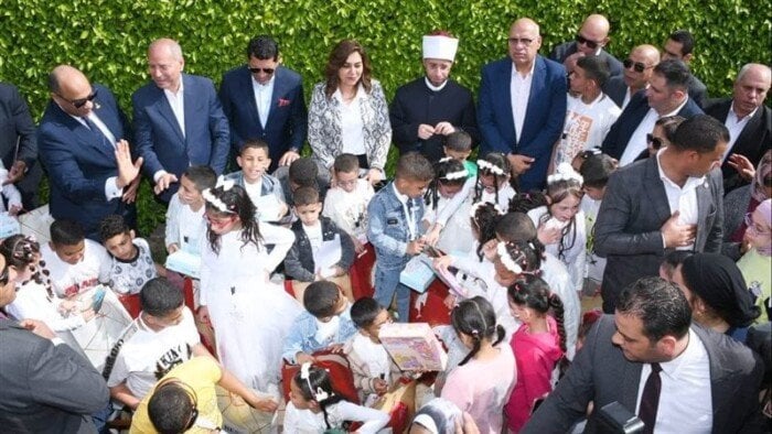 وزراء الأوقاف والعمل والرياضة ومحافظ القاهرة يشهدون احتفالًا بيوم اليتيم في حديقة الأزهر وزراء الأوقاف والعمل والرياضة ومحافظ القاهرة يشهدون احتفالًا بيوم اليتيم في حديقة الأزهر