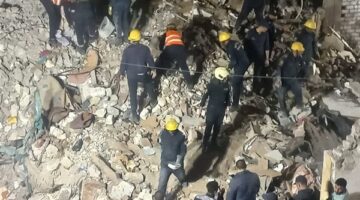 مكون من 3 طوابق.. ننشر أسماء مصابي انهيار عقار بالإسكندرية