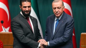 أردوغان لـ الشرع: نسعى لرفع العقوبات عن سوريا