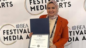 أميرة سيد تحصد جائزة التميز في مهرجان BEA الدولي عن فيلم سيدات النيل