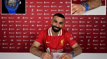 ساعة محمد صلاح تساوي مليون دولار !!