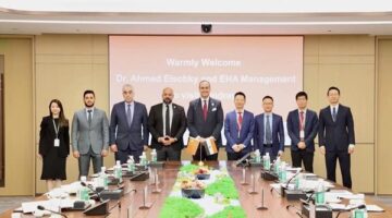 رئيس هيئة الرعاية الصحية يبحث مع "مندراي" سبل التعاون لتوطين التكنولوجيا الطبية الحديثة
