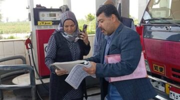 بعد تحريك أسعار البنزين.. رئيس مدينة مطاي تتابع المواقف ومحطات الوقود
