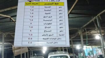 استقرار وهدوء خلال تشغيل سيارات السرفيس بأسوان