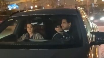 أصالة تساند رامي صبري في عزاء حماته بمسجد الشرطة في الشيخ زايد