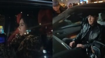 أحمد زاهر وشذى وبوسي يقدمون واجب العزاء في والدة زوجة رامي صبري بالشيخ زايد