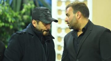 أحمد زاهر ومصطفى قمر أبرز الحضور.. لقطات من عزاء والدة زوجة رامي صبري| صور
