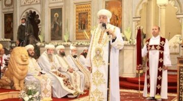البابا تواضروس يترأس قداس أحد الشعانين اليوم الأحد من الكاتدرائية المرقسية بالإسكندرية