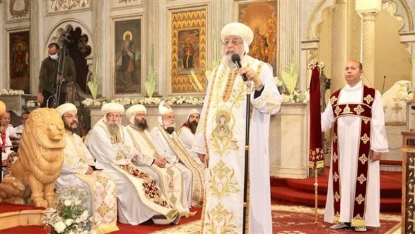 البابا تواضروس يترأس قداس أحد الشعانين اليوم الأحد من الكاتدرائية المرقسية بالإسكندرية البابا تواضروس يترأس قداس أحد الشعانين اليوم الأحد من الكاتدرائية المرقسية بالإسكندرية