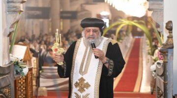 البابا تواضروس يترأس قداس أحد الشعانين بالكاتدرائية ‏المرقسية بالاسكندرية «صور»‏