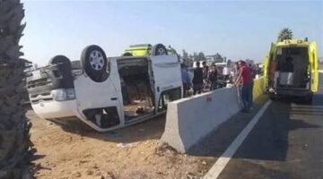 ننشر أسماء مصابي  حادث تصادم سيارة ميكروباص وتوكتوك بالدقهلية