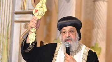 3 رسائل لقداسة البابا تواضروس في قداس أحد الشعانين بالإسكندرية.. صور