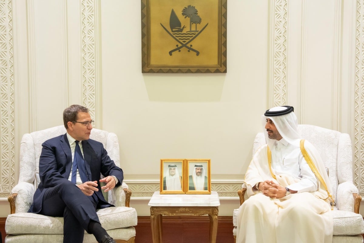 &nbsp;الأمين العام لمجلس الشورى يجتمع مع نظيره الإيطالي