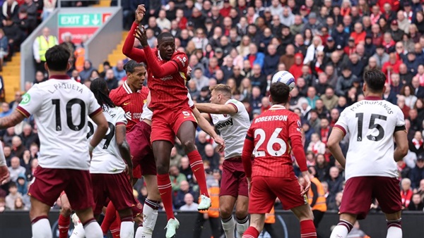 ليفربول يحقق فوزا قاتلا أمام وست هام ويقترب من لقب البريميرليج ليفربول يحقق فوزا قاتلا أمام وست هام ويقترب من لقب البريميرليج