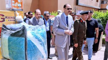 محافظ سوهاج يختتم فعاليات توزيع 100 جهاز عروس للفتيات الأولى بالرعاية