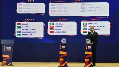 مجموعة متوازنة للفراعنة.. نتيجة قرعة كأس الأمم الأفريقية تحت 20 عام مجموعة متوازنة للفراعنة.. نتيجة قرعة كأس الأمم الأفريقية تحت 20 عام