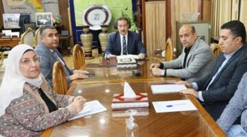 محافظ المنوفية يتابع الموقف التنفيذي لمشروع ترفيق المرحلة الرابعة بالمنطقة الصناعية بقويسنا