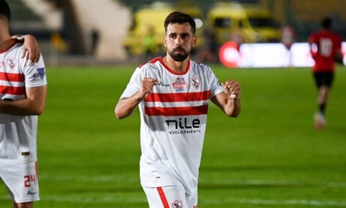 الزمالك يتقدم على حرس الحدود في الشوط الأول بهدف عبد الله السعيد الزمالك يتقدم على حرس الحدود في الشوط الأول بهدف عبد الله السعيد