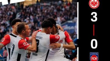 فرانكفورت يُسقط هايدنهايم بثلاثية نظيفة في البوندسليجا