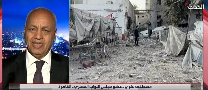 مصطفى بكري لـ «الحدث»: هناك تواطؤ واضح يساعد إسرائيل على قهر الفلسطينيين مصطفى بكري لـ «الحدث»: هناك تواطؤ واضح يساعد إسرائيل على قهر الفلسطينيين