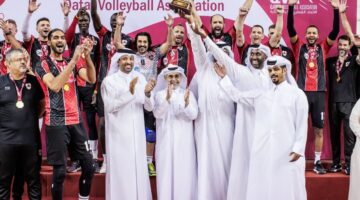 الريان يتوج بلقب كأس قطر للكرة الطائرة للمرة الـ 13 في تاريخه