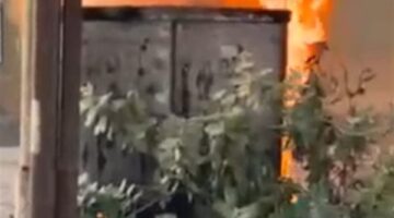 انقطاع التيار عن المنطقة.. اشتعال النيران في مولد كهربائي بسبب ماس بقنا