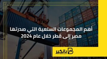 أهم المجموعات السلعية التي صدرتها مصر إلى قطر خلال عام 2024 | إنفوجراف