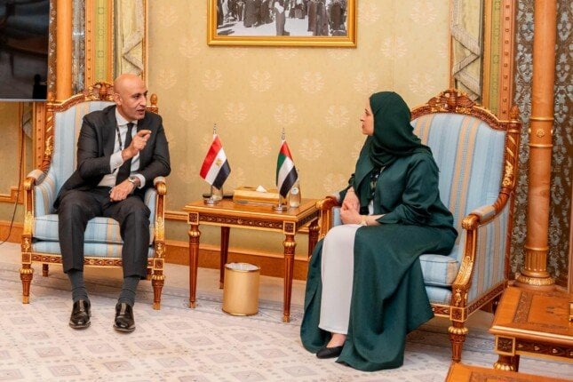 وزير التعليم ونظيرته الإماراتية يبحثان تبادل الخبرات على هامش مؤتمر «مبادرة القدرات البشرية» بالرياض وزير التعليم ونظيرته الإماراتية يبحثان تبادل الخبرات على هامش مؤتمر «مبادرة القدرات البشرية» بالرياض