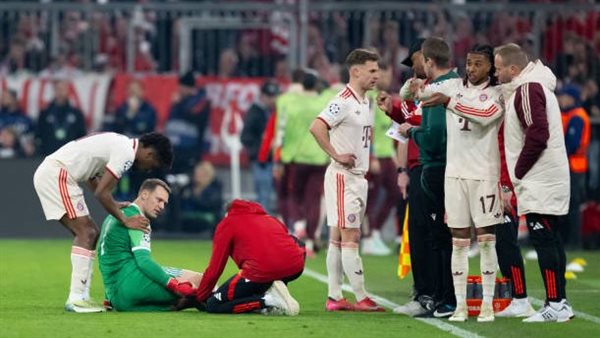 مانويل نوير يغيب عن إياب ربع النهائي أمام إنتر بسبب الإصابة مانويل نوير يغيب عن إياب ربع النهائي أمام إنتر بسبب الإصابة