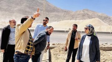 بالصور.. تنفيذ طريق جديد لربط مدينة السويس الجديدة بطريق "القاهرة – السويس"
