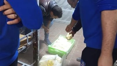 صحة القليوبية تضبط منتجات جبن وخليط دهون فاسدة ومجهولة المصدر باحد مصانع منتجات الألبان الغير مرخصه صحة القليوبية تضبط منتجات جبن وخليط دهون فاسدة ومجهولة المصدر باحد مصانع منتجات الألبان الغير مرخصه