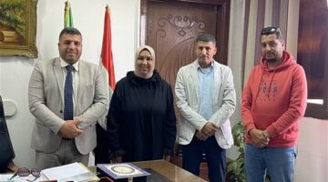 وفد القناطر الخيرية يزور مجلس المدينة لمناقشة أهم مشاكل المركز