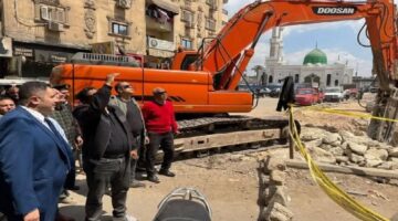 نائب محافظ القاهرة يتابع استكمال أعمال إزالة المبانى المتعارضة لتوسعة ميدان الحدائق