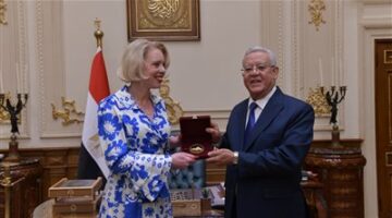رئيس مجلس النواب يستقبل رئيسة الجمعية الوطنية السلوفينية