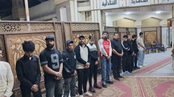 المئات يتوافدون على عزاء إبراهيم شيكا لاعب الزمالك السابق