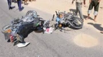 مصرع شخصين في حادث تصادم دراجتين بخاريتين بالفيوم
