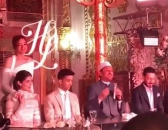 الخطيب أبرز الحضور في عقد قران ليلى أحمد زاهر على هشام جمال الخطيب أبرز الحضور في عقد قران ليلى أحمد زاهر على هشام جمال