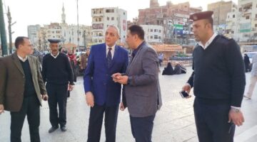محافظ الغربية يوجه برفع الإشغالات وتحسين مستوى النظافة بمحيط مسجد السيد البدوي