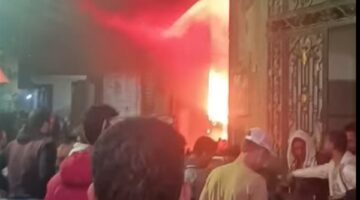 اندلاع حريق بمحيط شركة الزهور بشارع ناهيا والحماية المدنية تجري عملية التبريد