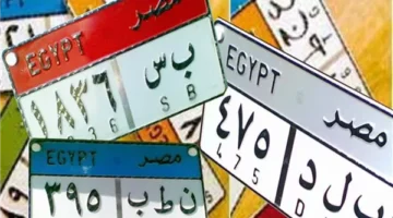 ندى وصقر.. لوحات مرور معدنية بحروف وأرقام مميزة