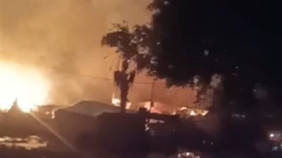 السيطرة على حريق هائل في مزرعة دواجن بالدقهلية دون خسائر بشرية السيطرة على حريق هائل في مزرعة دواجن بالدقهلية دون خسائر بشرية