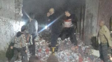 مصرع شخصين في حريق مصنع مراتب بالمحلة.. والدفع بـ 5 سيارات إطفاء | بث مباشر