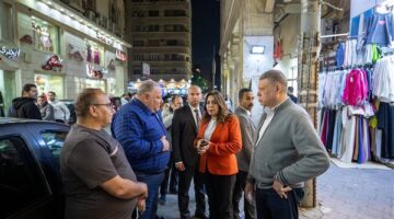 وزيرة التنمية المحلية تقوم بجولة ليلة مفاجئة على عدد من شوارع مصر الجديدة